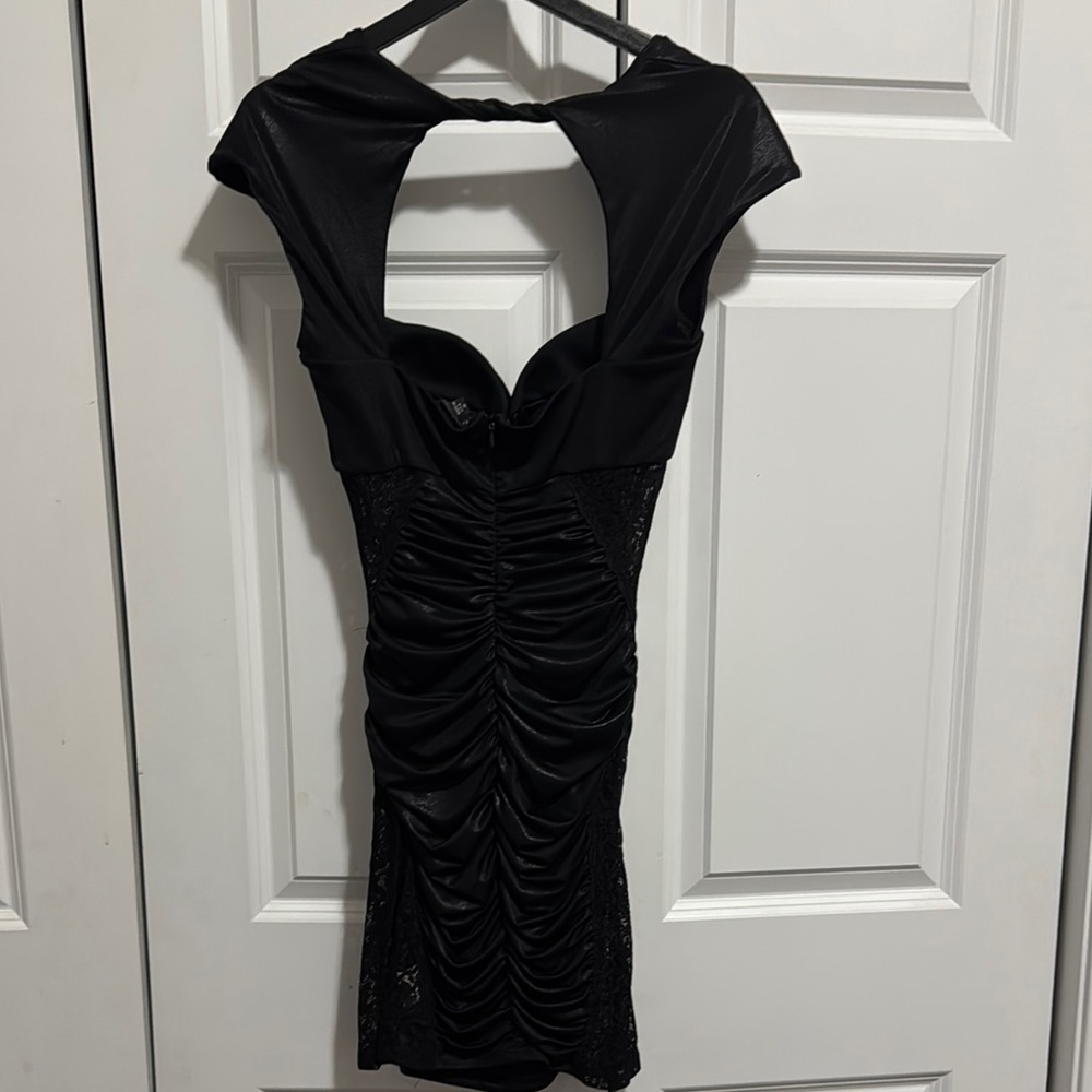 Elegant Black Dress- Bebe